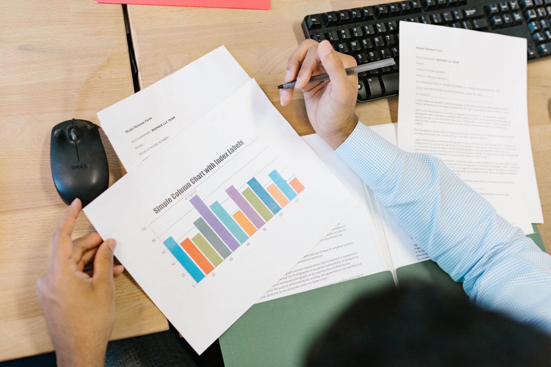 Marketing analyst reviewing MDF ROI and campaign performance data
